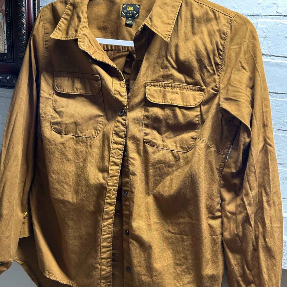 Lee Rider Tan Long Sleeve Shirt